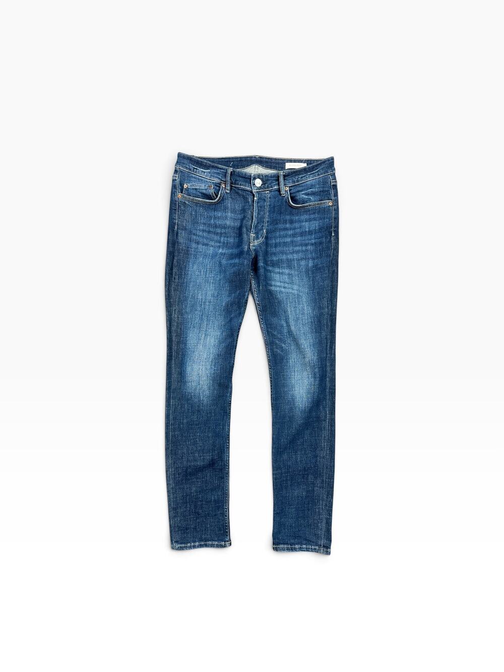 Allsaints Rex Slim Fit Stretch Jeans Blue — Size 32x32